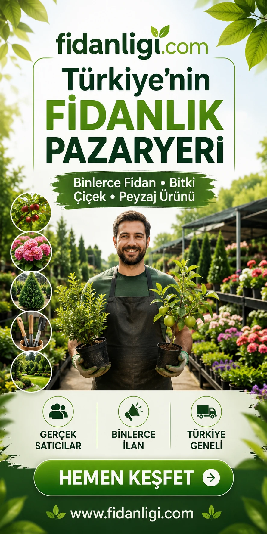 Fidanligi.com Türkiye Fidanlık Pazaryeri